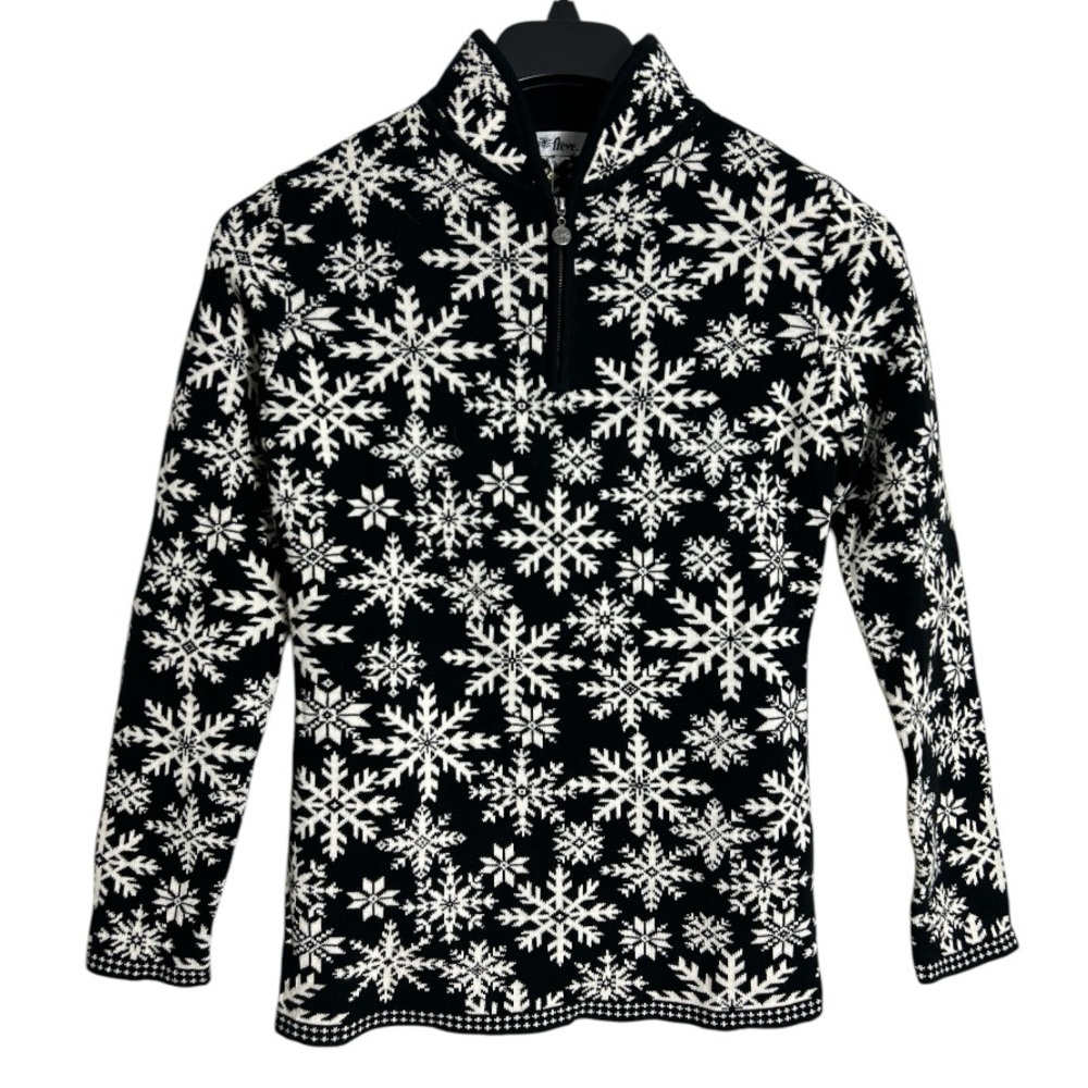 Neve Alexandria Cotton 1/4 Zip Sweater Size S